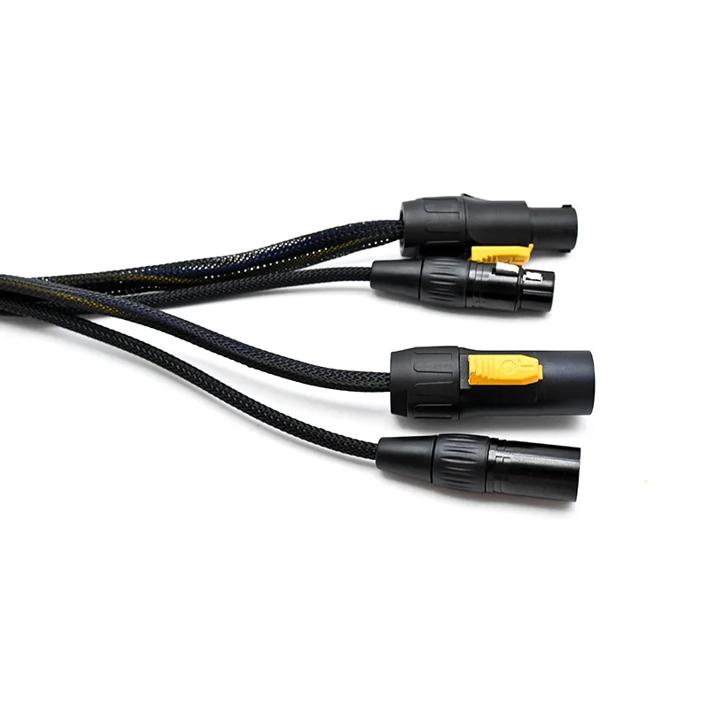 IP65 True1 Powercon 5 Pin DMX Combo Cable 1m 1.5m 2m 3m 5m True One Power Data Hybrid Cable for Outdoor Stage Lighting image 5