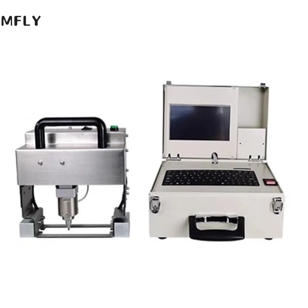 

Portable Marking Machine For VIN Code 120*30 Pneumatic Metal Dot Peen Marking Machine Plotter Printer Coding Machine