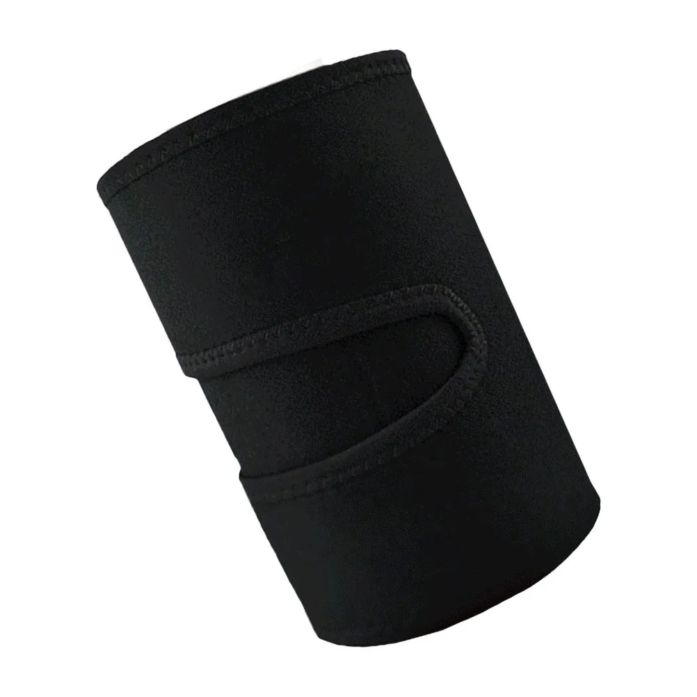 

Adjustable Black Thigh Brace Breathable Sports Compression Sleeve for Professional Fitness Running Walking Basketball Football
