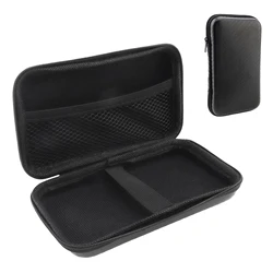 17x9.5x4.5cm EVA Striped Hard Storage Case with Flannel Lining, Instrument Cleaning Tool Zipper Shell Storage Bag