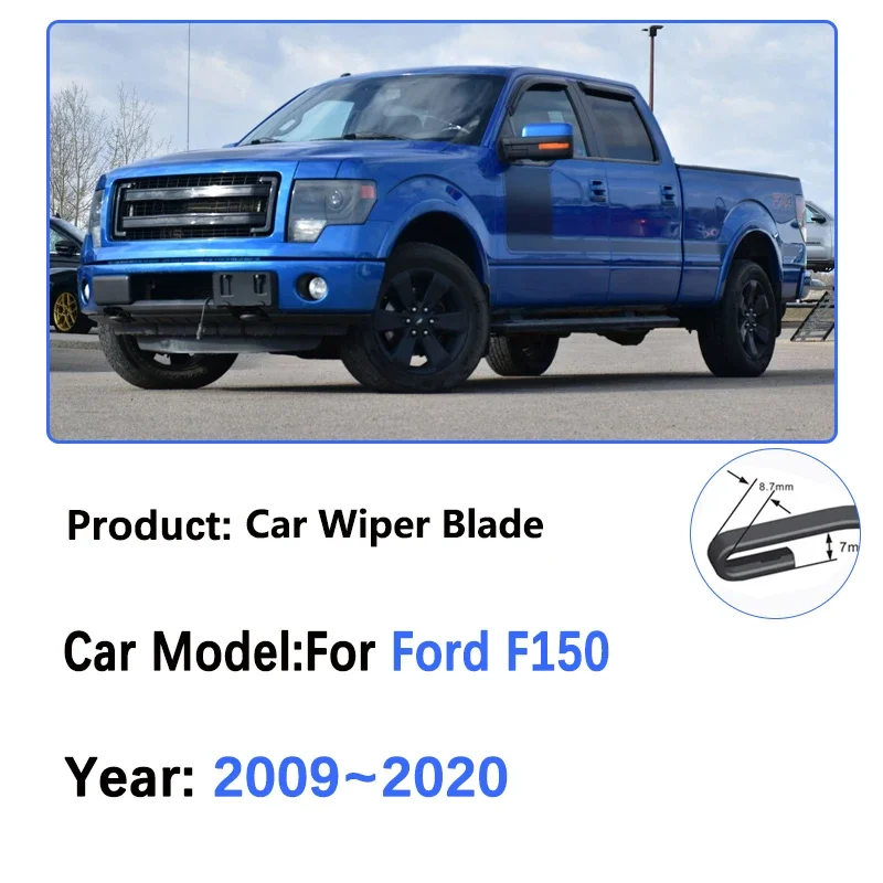

Car Windscreen Wipers For Ford F150 F-150 F 150 2009~2020 Raptor LOBO XL XLT Front Hybrid Wiper Blades Window Brushe Accessories