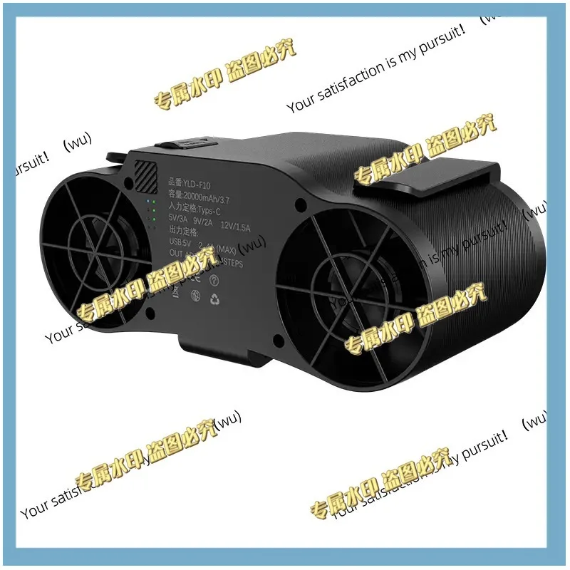 The manufacturer's new waist fan portable clip waist waist fan outdoor construction site cooling artifact