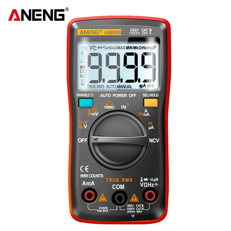 ANENG High-precision Digital Multimeter Digital Explicit with NVC Anti-burn Voltage and Current High-precision Test Meter