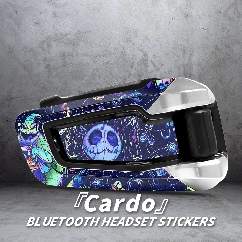 Used For Cardo Generation Motorcycle Bluetooth Headset Add custom charm show motorcycle stickers accessories