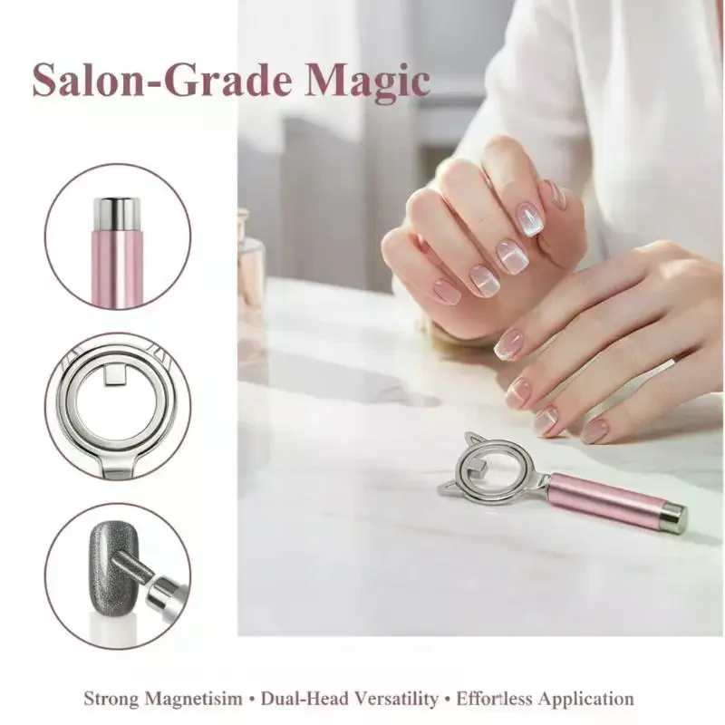 Cat Eye Black Hole Magnet: Powerful DIY Magnetic Guide for 3D Nail Art Gel Polish Designs & Professional Manicure Effects