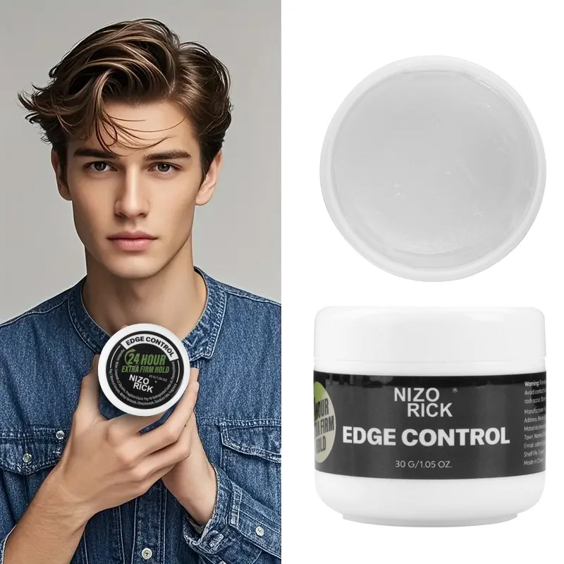Hair Styling Wax Fashion Hairstyle Finished Natural Matte Fluffy Strong Hold Hair Pomade Professional Men's Hair Clay