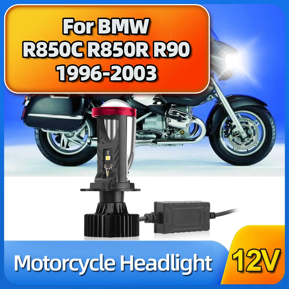 

For BMW R850C R850R R90 1996-1999 2000 2001 2002 2003 Motorcycle H4 HiLo LED Headlight Mini Lens Projector Canbus Bulb Motor 12V