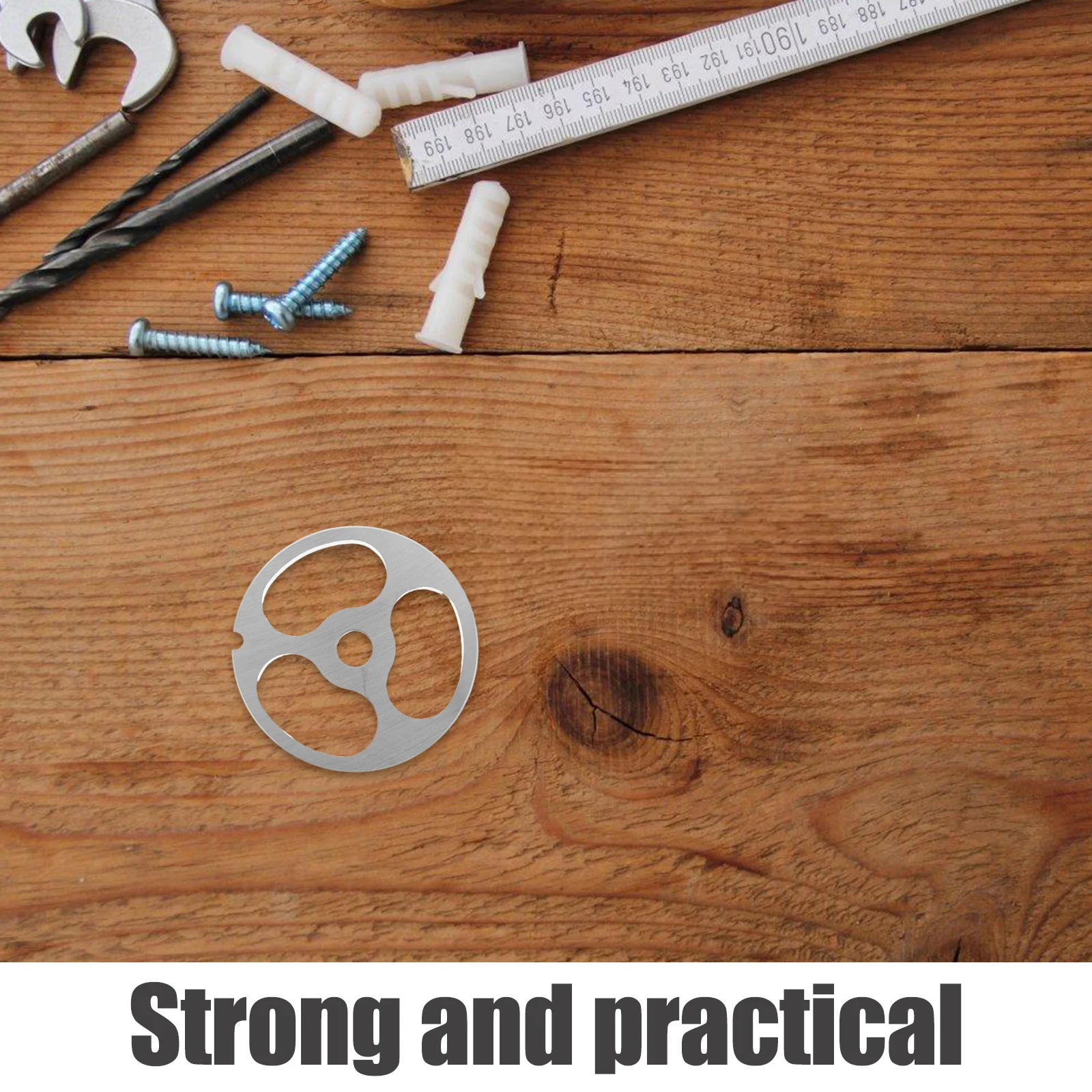 

Sausage Stuffer Grinding Plate Stainless Steel Meat Grinder Disc Attachment For Home Use Compatible With Manual Grinders