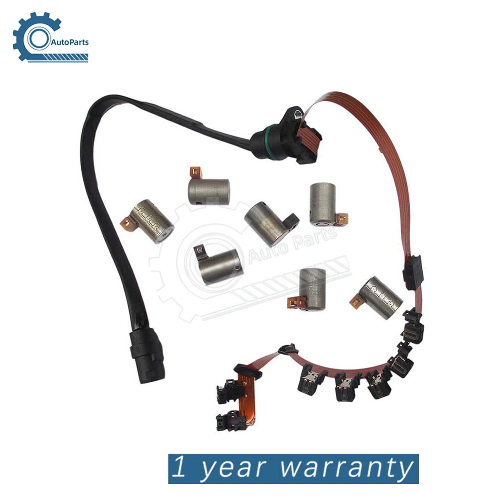 

01M 01N 01P Transmission Solenoid Valve W Internal Harness 75446RFK 01M325283A 01M927365 For Audi A3 VW Skoda Golf Jetta Passat