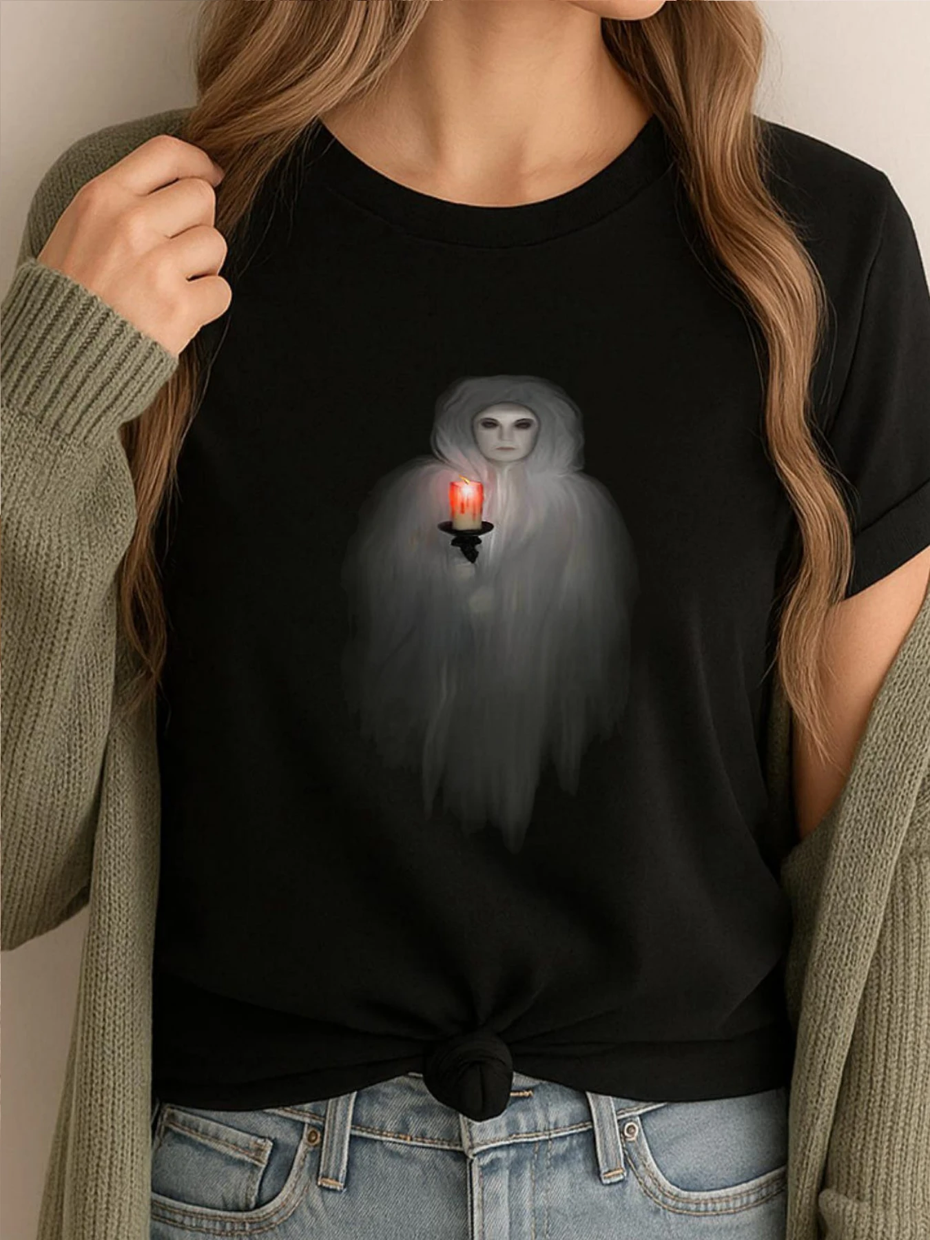 

Chocarrero Spirit Waiting To Take Your Body Black Graphic Tees Winter Men's Shirt Classic T-shirt Vintage Style