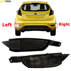 2x Rear Smoked Black Bumper Reflector Fog Lamp Tail Light Right Left For Ford Fiesta Mk7 2008 2009 2010 2011 2012 2013 2014 2015