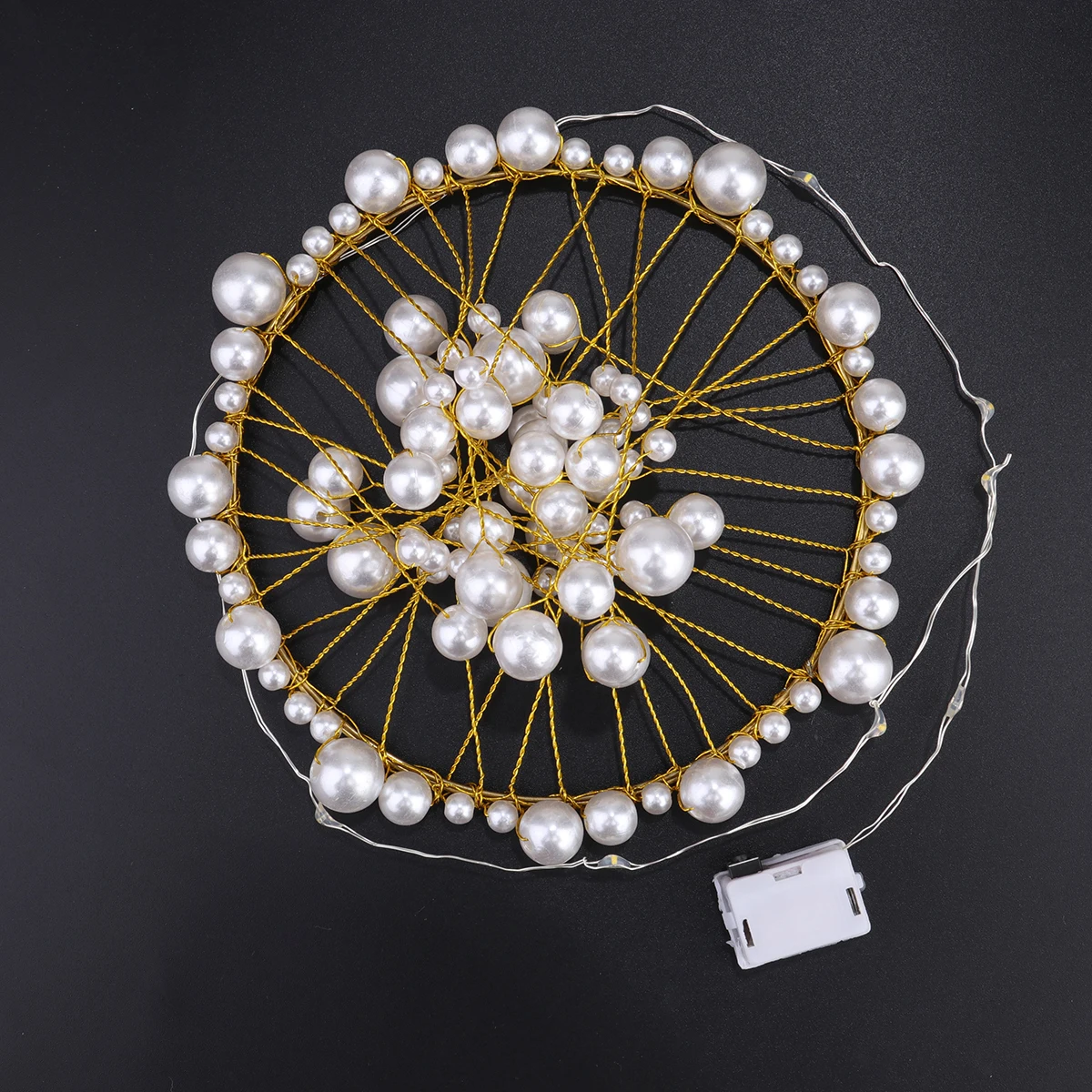 

Pearl Crown Cake Topper Safe Wedding Bridal Shower Baby Prince Royal King Elegant Romantic