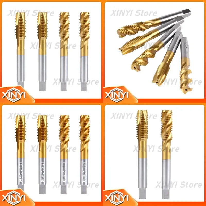 Thread Tool for M20 Left-Hand Taps and Machine Taps Set of 10 Pieces