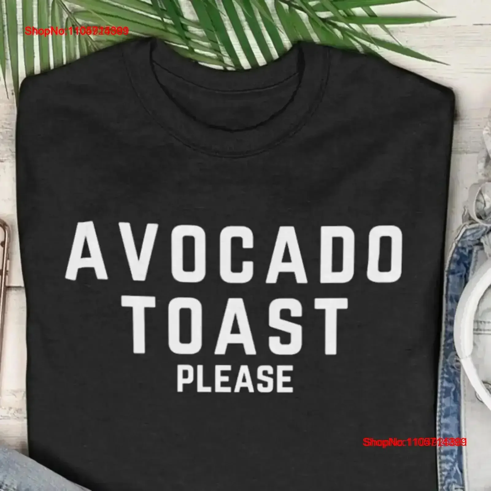 Avocado ToasT T Shirt Please Vegetarian Vegan For I Love vintage Washed streetwear designer clothes Breathable Soft vintage