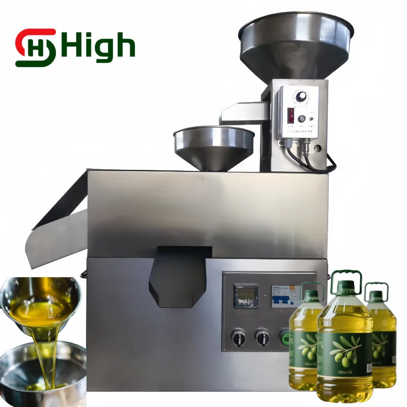 Groundnut Soybean Sesame Oil Make Mill Expelling Press Extraction Machine Vegetable Oil Palm Olive Cereal Oil Extractor
