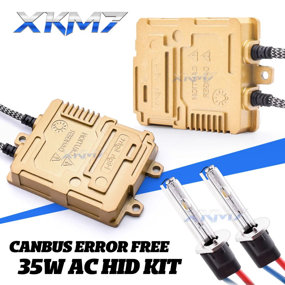 AC 35W Canbus Ballast HID Xenon Conversion Headlight Kit 12V H7 H1 H11 D2H 4300K 6000K 8000K Car Lights Accessories Retrofit DIY