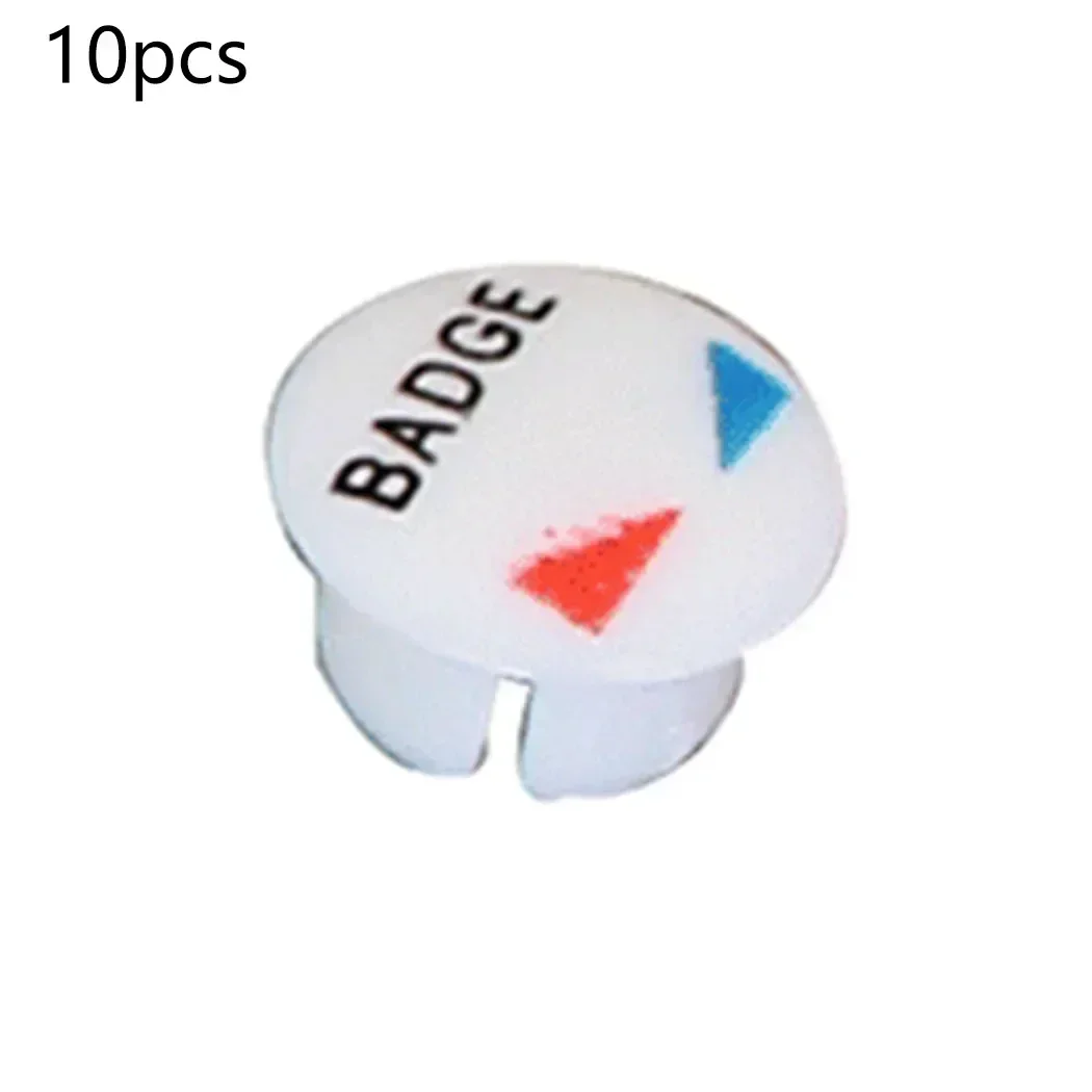 10 pcs Faucet Handle Accessories Hot And Cold Water Signs Kitchen Bathroom Mixer Tap Indicate Bathroom Sink Faucets Accessories