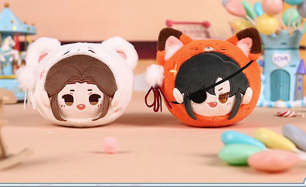 سلسلة مفاتيح قطنية محشوة كاواي ، دمى TGCF ، محفظة عملة دانغو ، أنيمي كوسبلاي ، تيان قوان سي فو Xie ، ليان هوا تشنغ