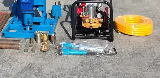 

Customized 15m Soil Rock Concrete Drill Backpack Petrol Diesel Lightweight Unit