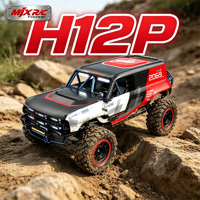 

Радиоуправляемая машина MJX 1:12 H12P 4WD с бесщеточным двигателем, высокоскоростной внедорожник на радиоуправлении для начинающих, готовый к заезду (RTR)