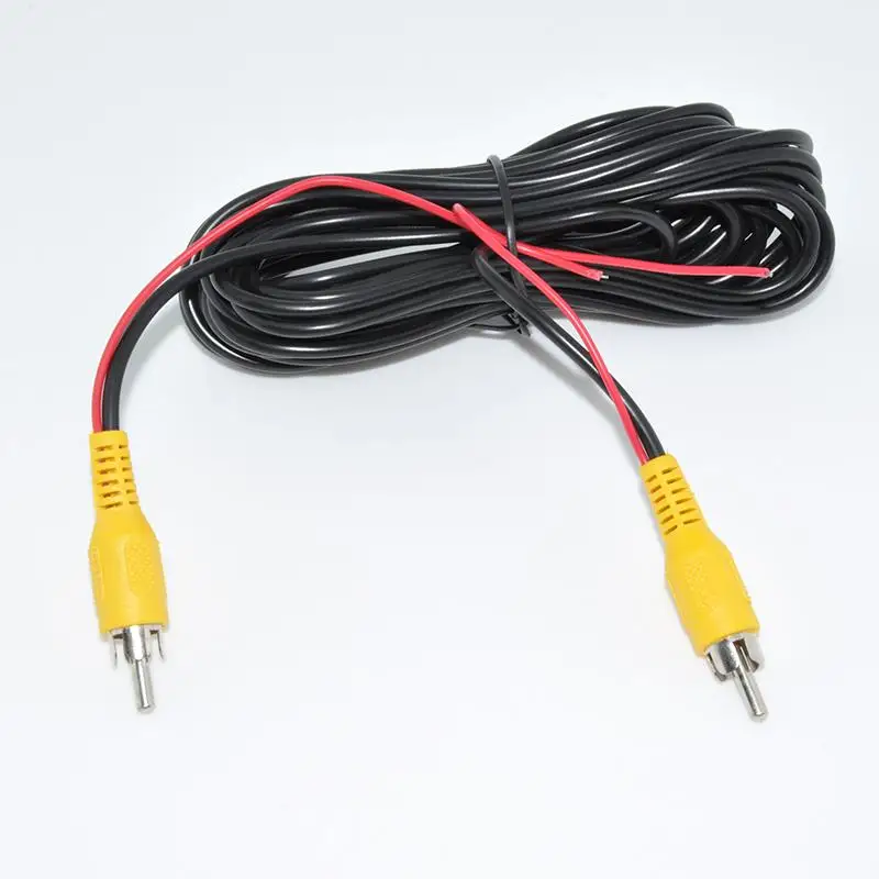 6 Meters RCA-4PIN Or RCA-RCA Video Cable For Car Parking Rearview Rear View Camera Connect Car Monitor DVD Trigger Cable