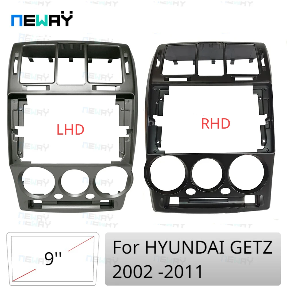 

Автомобильный радиоприемник для видеосъемки рамка для приборной панели 9 для HYUNDAI GETZ 2002 -2011 панель