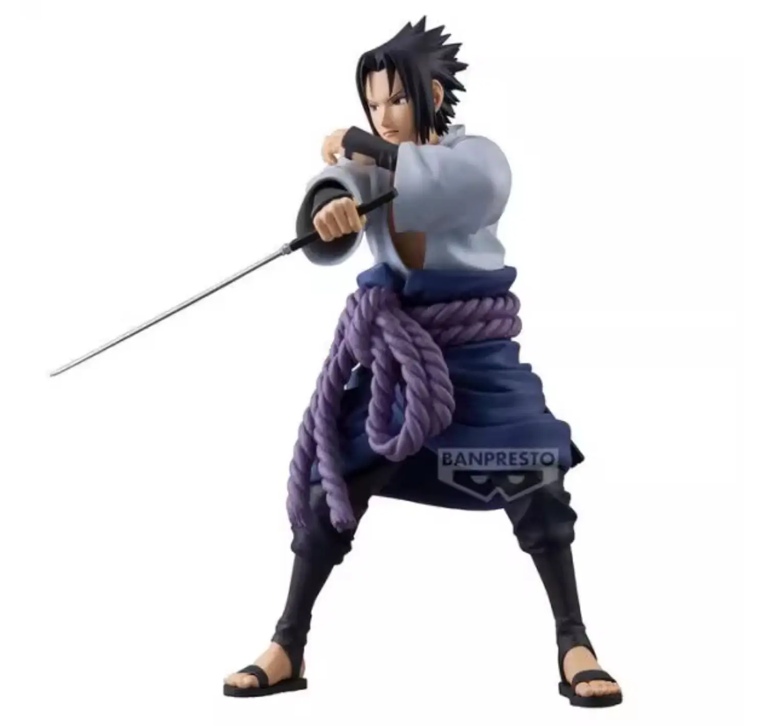 Original BANDAI BANPRESTO Grandista NARUTO Uchiha Sasuke PVC figuras de Anime modelo de figura de acción juguetes regalos de navidad