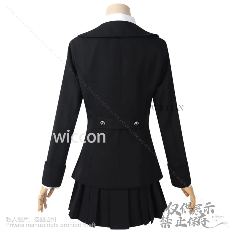 Game Love And Deepspace Cosplay Heroines Anime Costume British Style JK Black Coat Dress Lolita Tie Jirai Kei Girls Customized