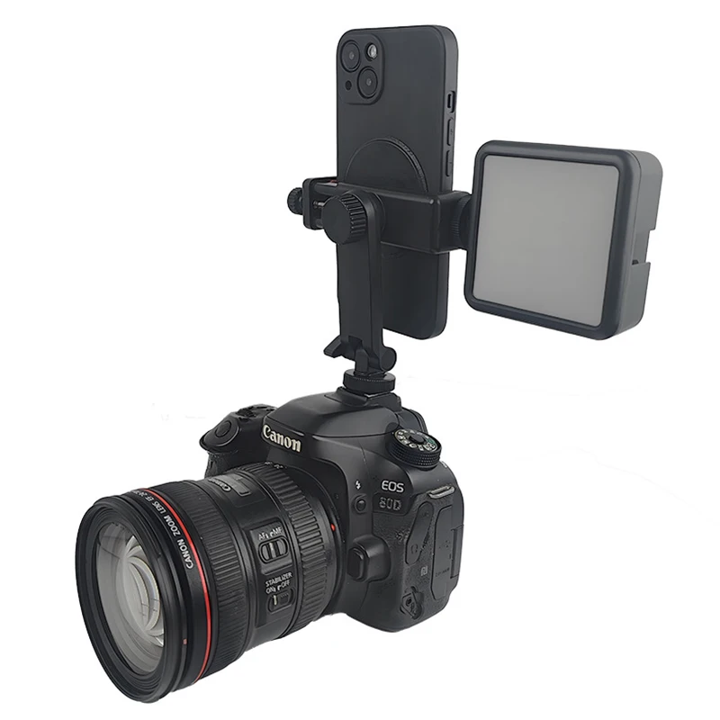 Camera Hot Shoe Phone Tripod Mount Holder Mobile Smartphone Support Cold Shoe Adapter for Iphone Samsung Photography Accessories gallery 3