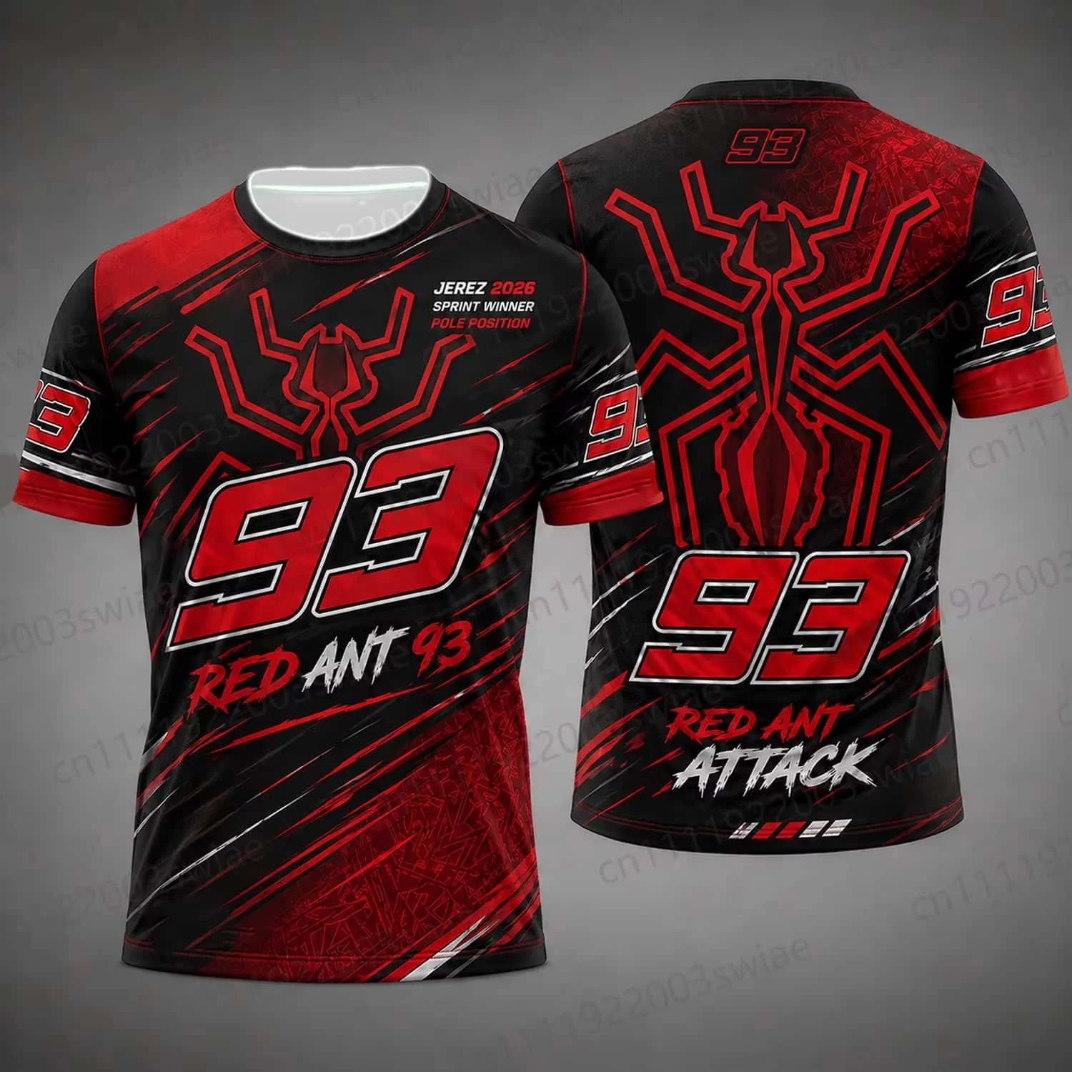 Red Ant Moto Racing Factory Team Gear Men T Shirt Women Tee Boys Top Children Parent Child Quick Dry Short Sleeves Kids Tshirt