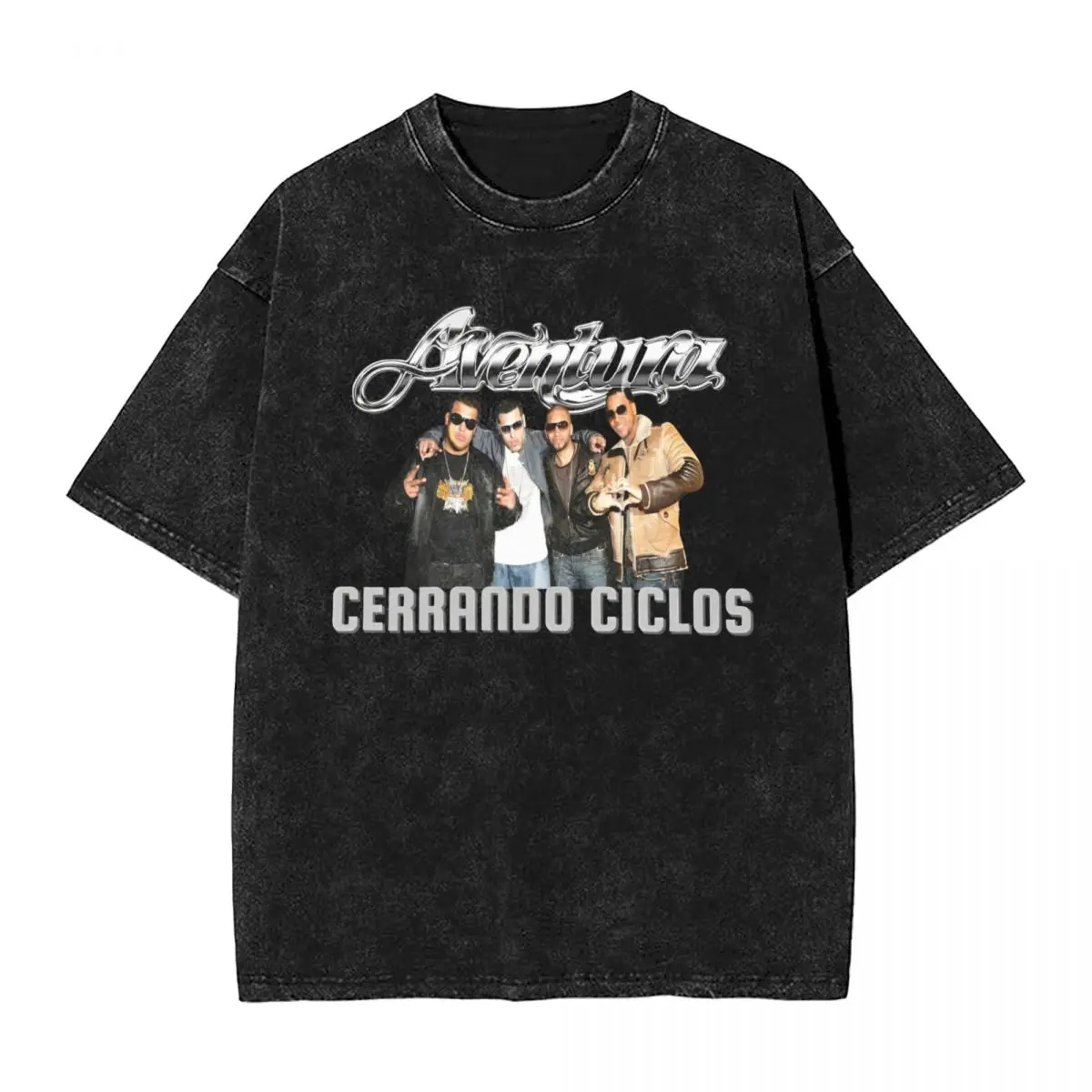 Aventura Cerrando Ciclos Tour Graphic Print T Shirt Harajuku T-Shirts Short Sleeves Tops Cotton Crew Neck Big Size Tees