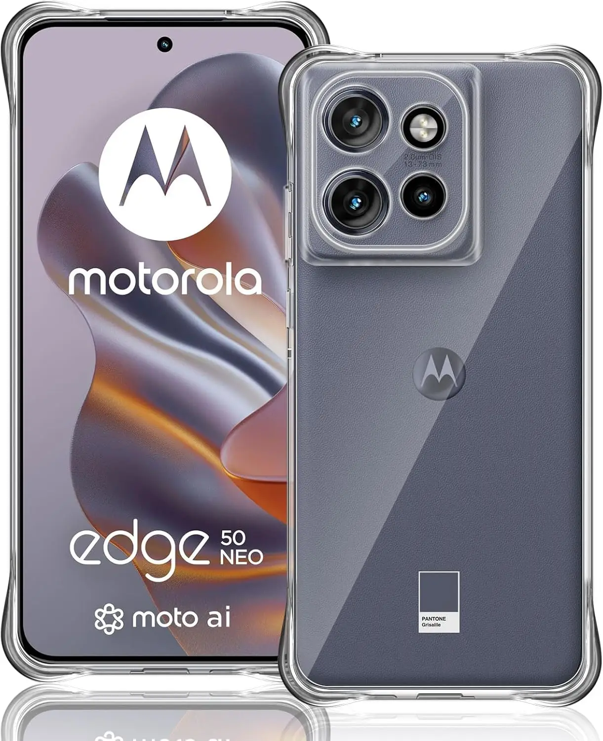 Clear Case For Motorola Edge 50 Neo 5G Transparent Anti-Scratch Soft TPU Protector Cover on Moto Edge50Neo Edge 50Neo Edge50 Neo