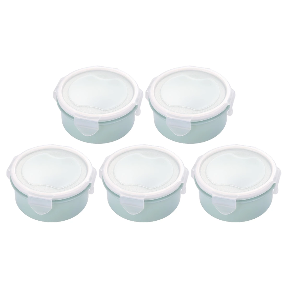 

5 Pcs Plastic Food Containers for Kitchen Airtight Plastic Container Fridge Storage Crisper Boxes Keep Food Fresh Organized