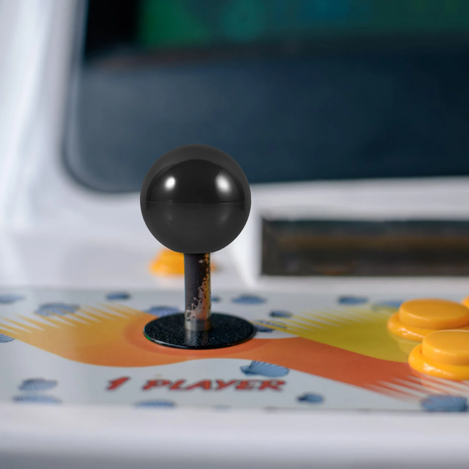 استبدال عصا التحكم الرئيسية لوحدة التحكم ذات الاهتزاز السلس للألعاب كرة الروك البلاستيكية المتينة ملحقات ألعاب الكرة #2