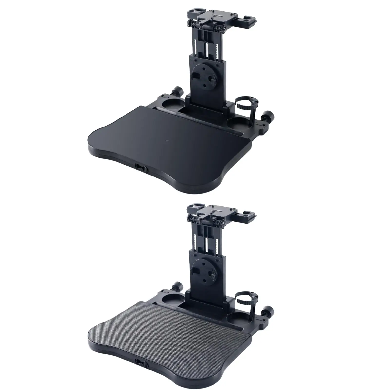 

Универсальный столик-органайзер для автомобиля, черный, с держателем для телефона, прочный поднос для еды на заднее сиденье автомобиля, для пространства 140-200 мм