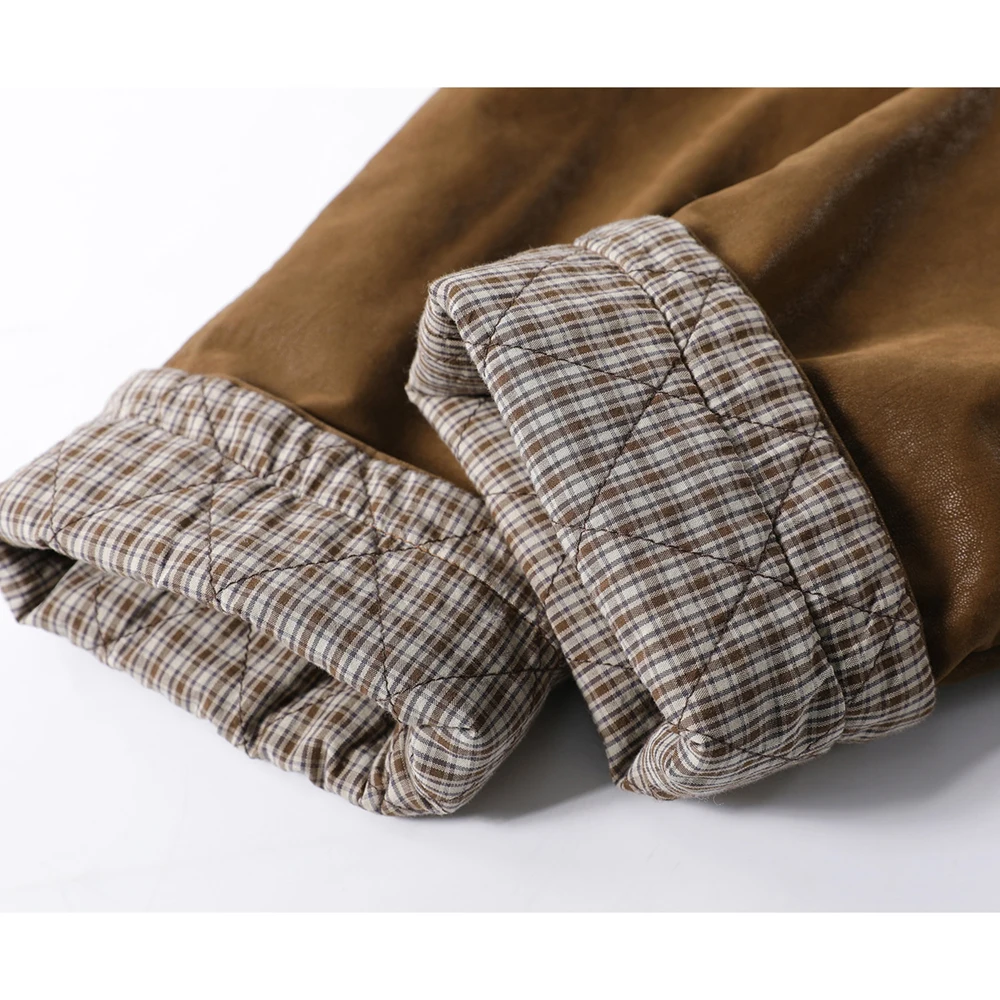 Jaqueta feminina vintage de couro PU forrada de pele sintética casaco de inverno grande quente solto ajuste agasalhos