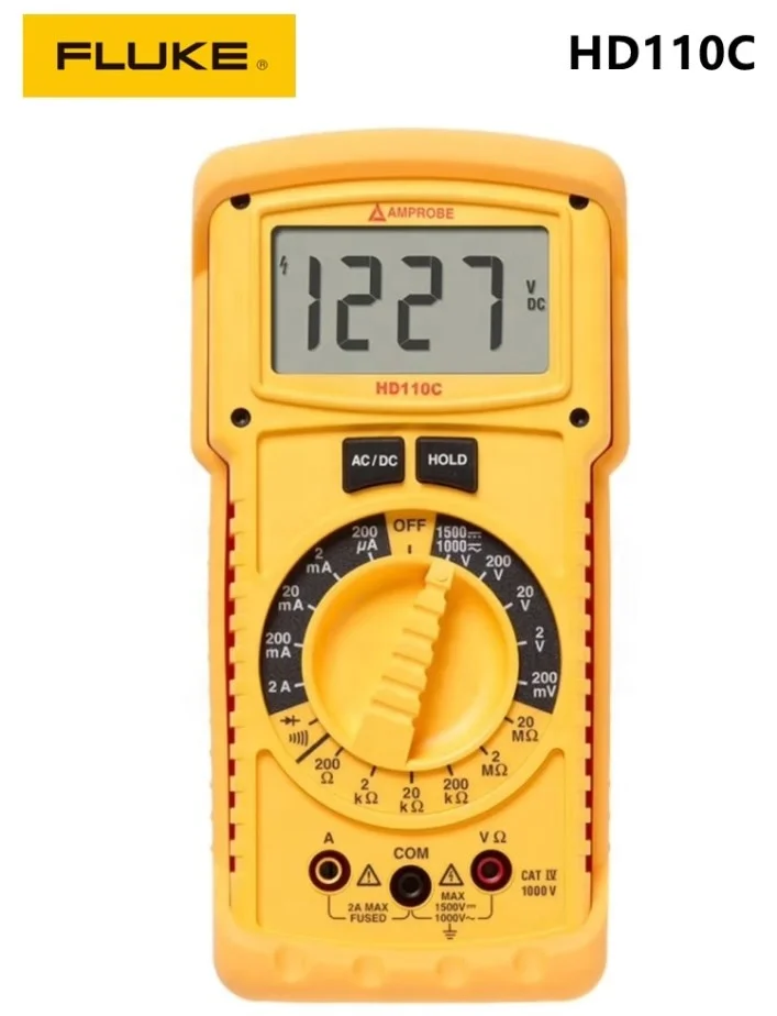 Good price FLU KE HD110C AMPROBE HD110C digital multimeter with DC voltage 1500V