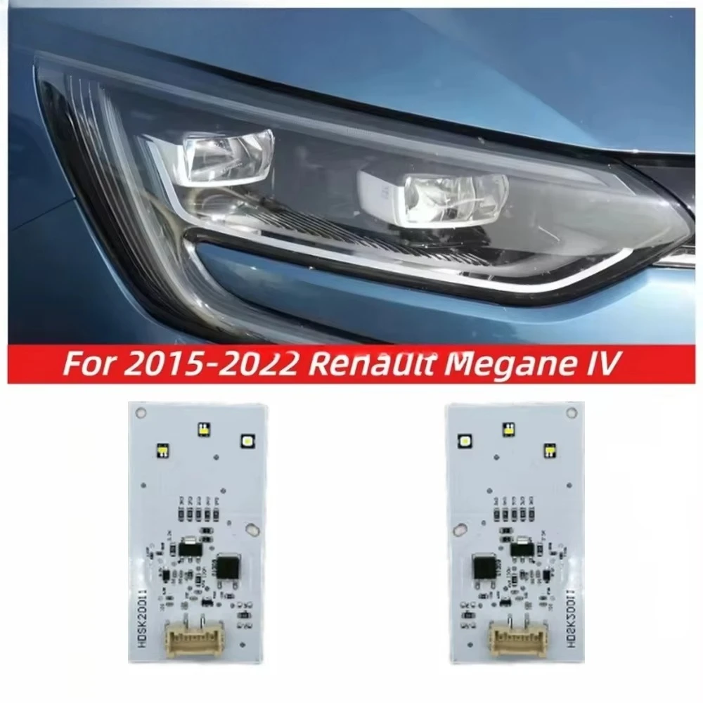 White DRL LED for Valeo Headlights Control Unit for Renault Megane IV LED Daytime Running Lights Module 285753299R 285759447R