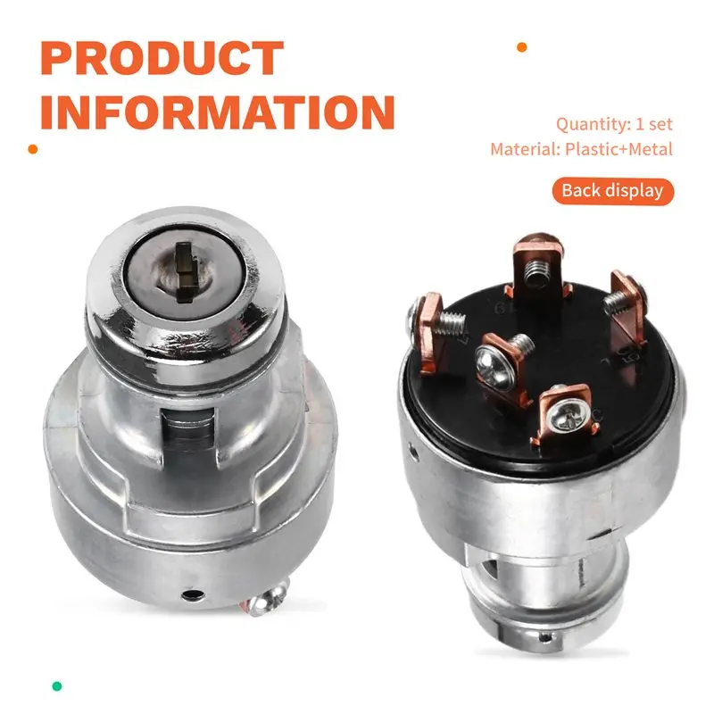 AB96-For Kubota 1286605 Tractor Replacement Parts- New Ignition Switch(66704-55120/66706-55120)