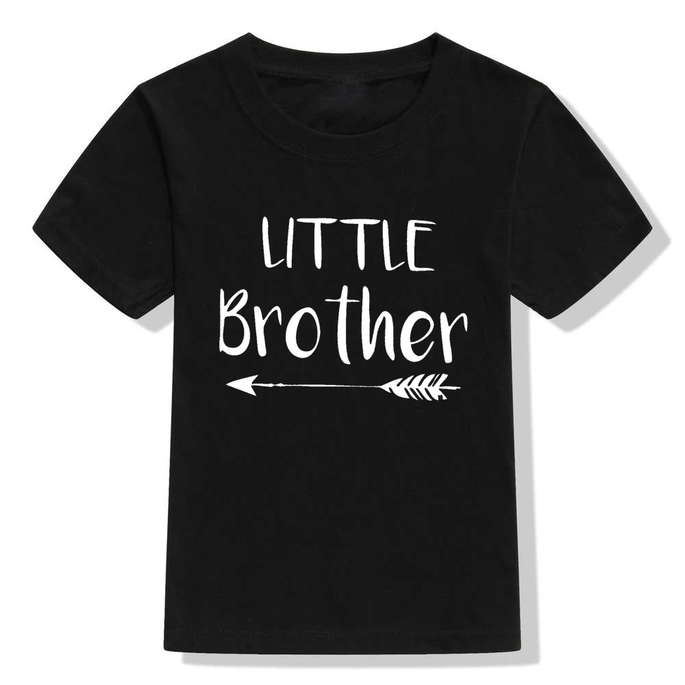 Big Little Brother Family Matching Clothes Kids Shirts Newborn Baby Bodysuit Summer Short Sleeve Clothes Twin Brother Present