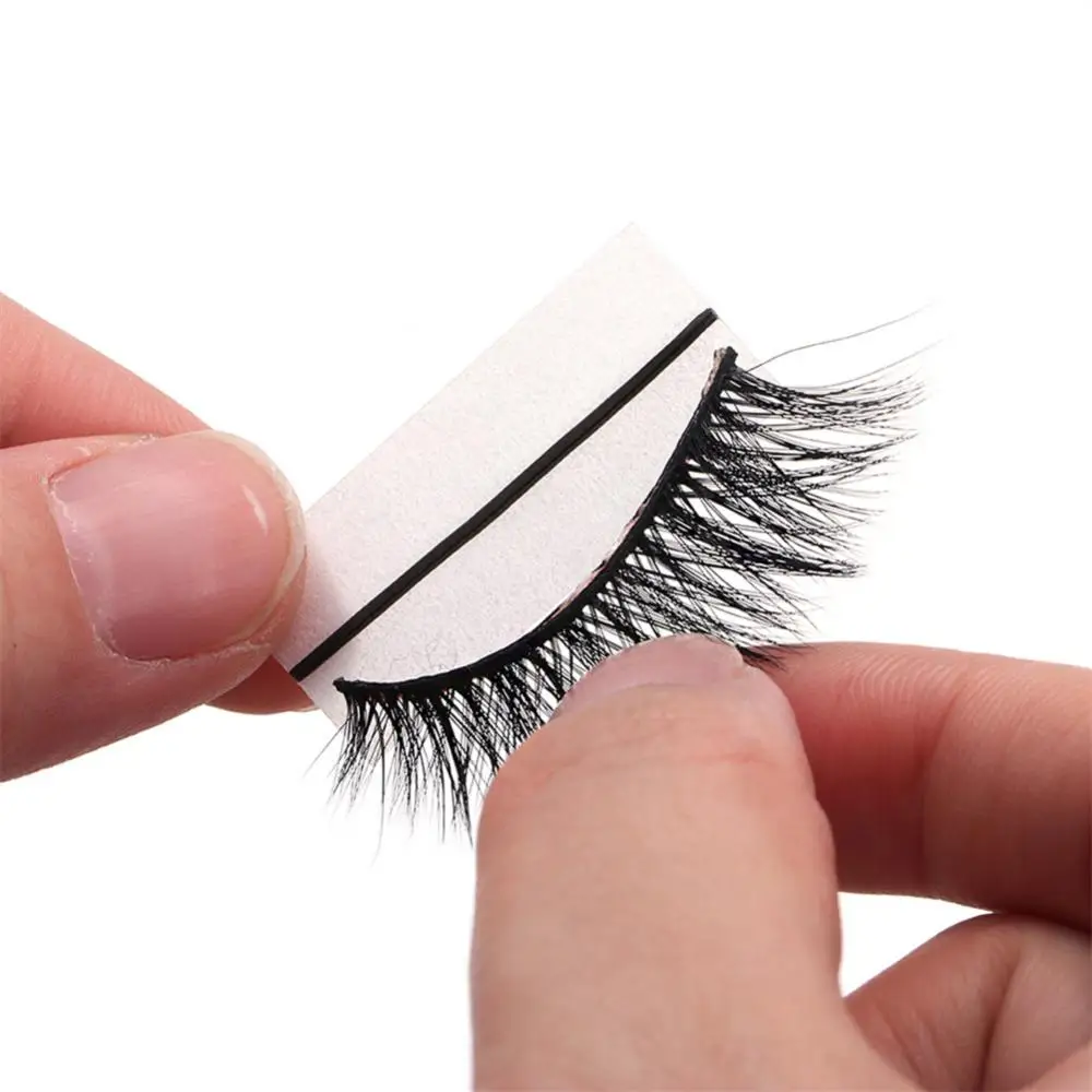 Eye Lashes Glue Strips Double Self-Adhesive Glue-Free No Eyelash Glue Strip False Eyelashes Hypoallergeni Makeup Tools