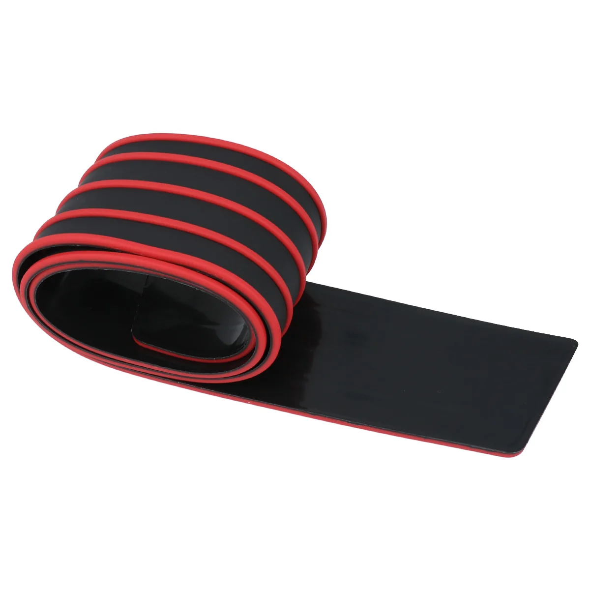 

Black Crash Proof Rubber Bumper Protector Trim Cover Universal Fit Car Pickup Suv Truck Tape Flexible Scratch