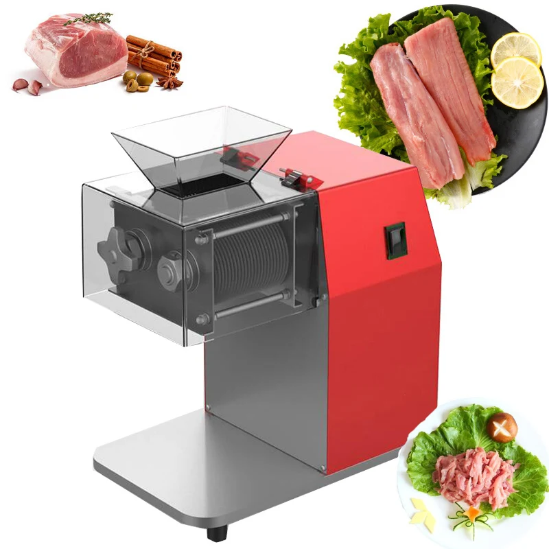 Pork Lamb Chicken Breast Meat Cutter Machine High Quality Steel Shredding Slicer Dicing Machine 850W 250kg/H 2.5-20MM