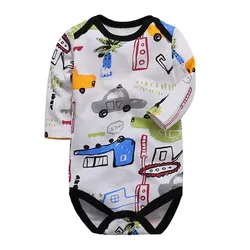 Spring Autumn Baby Bodysuits Long Sleeve printing Baby Boy Girl Clothes 100% Cotton Newborn Body Infant 0-24Month Bebe Jumpsuit