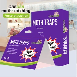 Moth trap, household moth trap, rice moth, clothes moth, sticker, small flying insect, nemesis star, physical flying insect trap