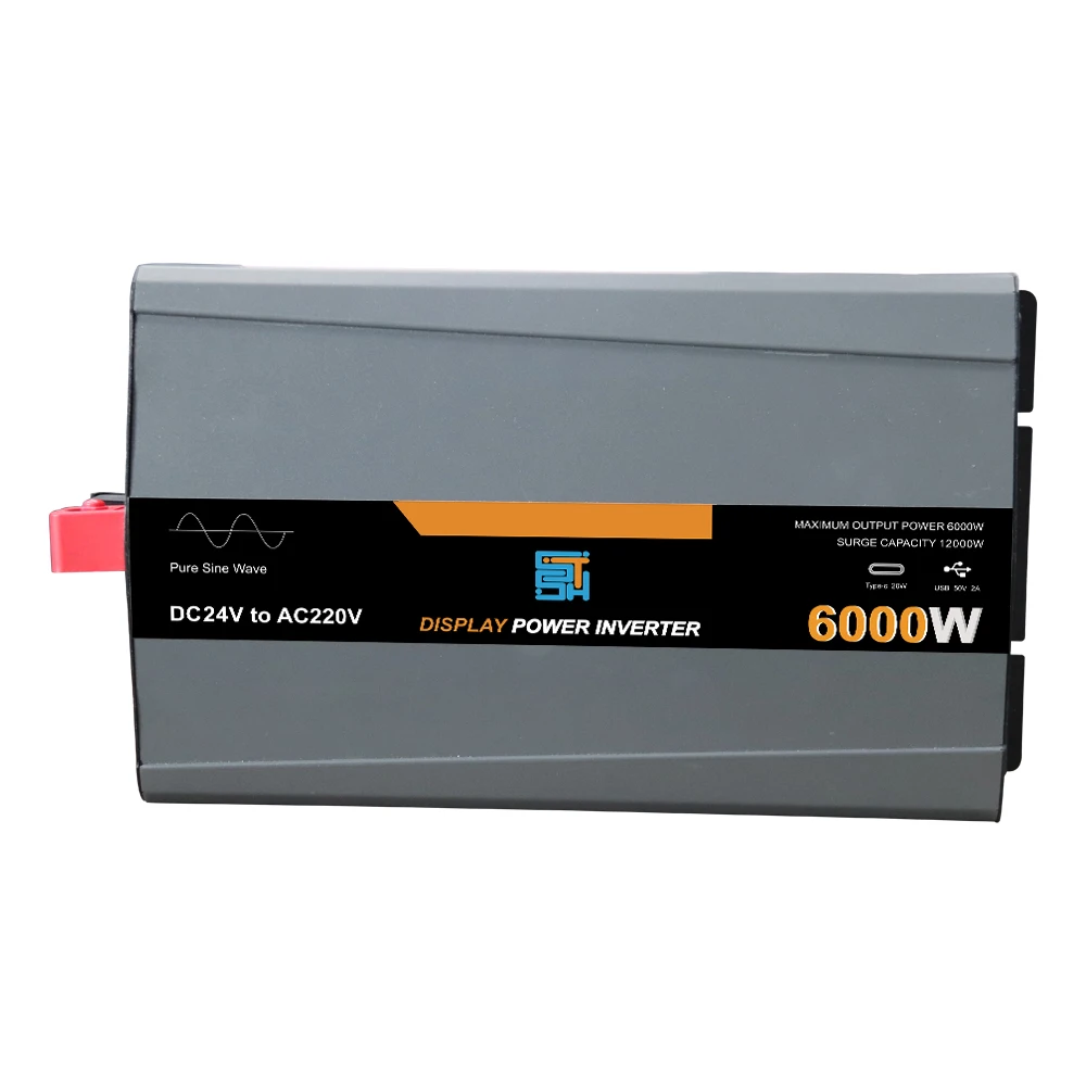 Low Frequency 1Kw 2Kw 3Kw 4Kw 5Kw 6Kw Dc 12v 24v 48v to Ac 110v 220v 230v Off Grid Pure Sine Wave Charger Solar Power Inverter - view 4