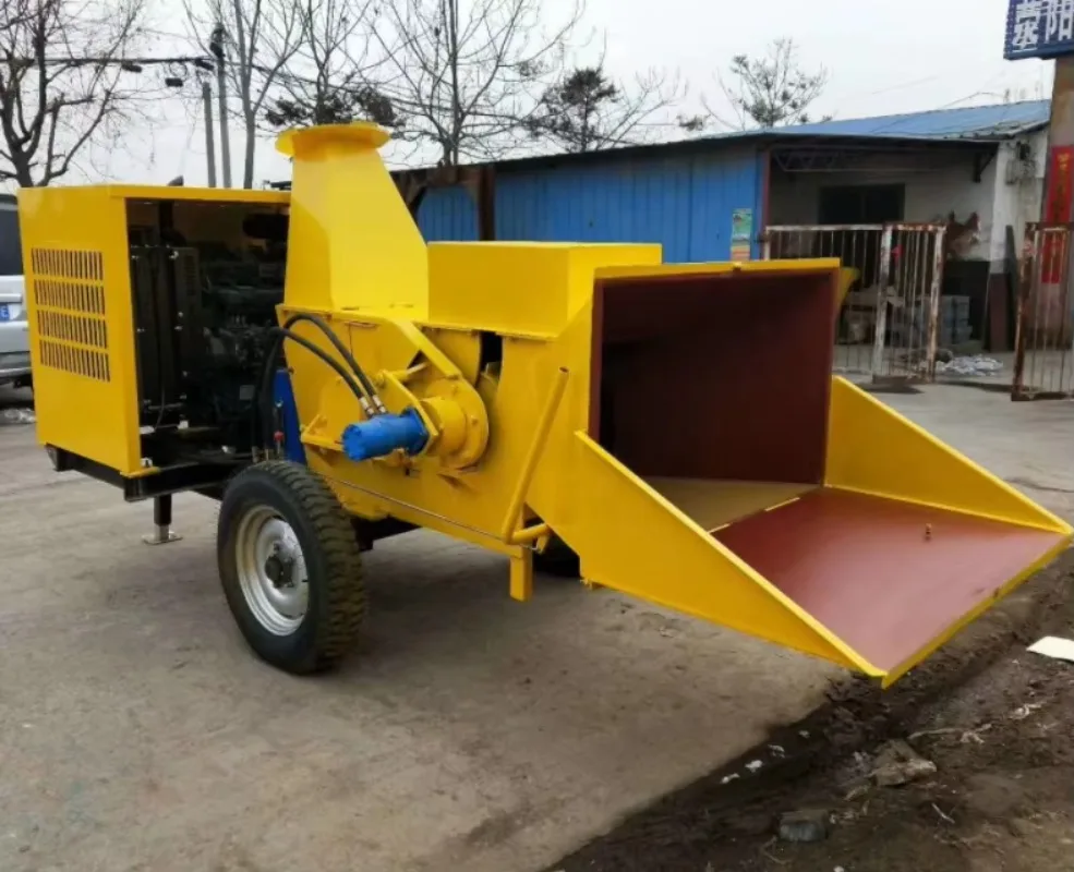 Trailer Mounted Wood Chipper  Wood Chipper Knife Wood Branches Chipper Shredder