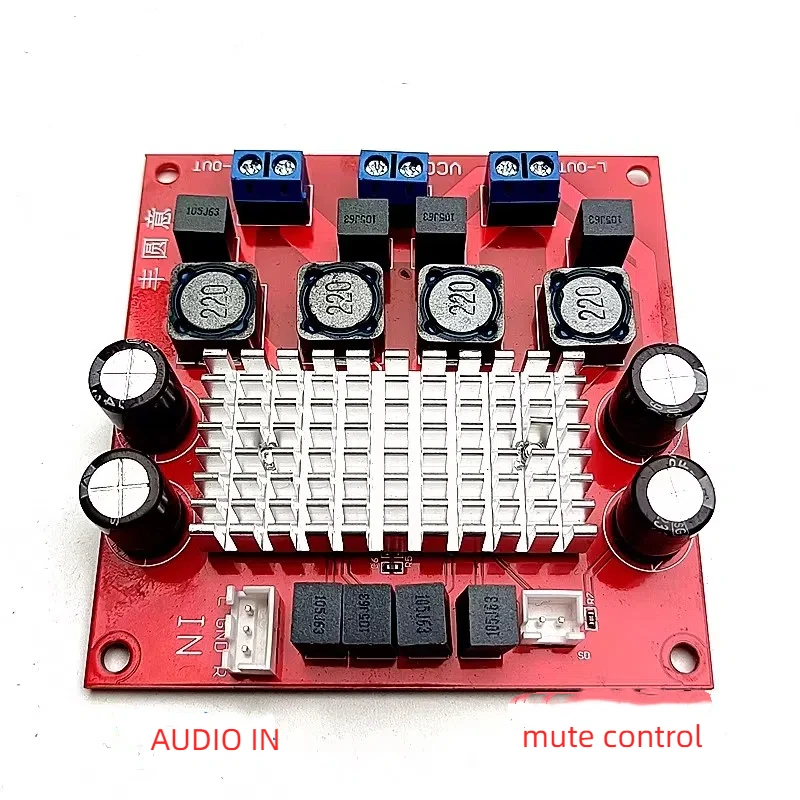 

GHXAMP CS8685H Dual-Channel Digital Amplifier Board 2x75W High-Power with Single DC Power Supply