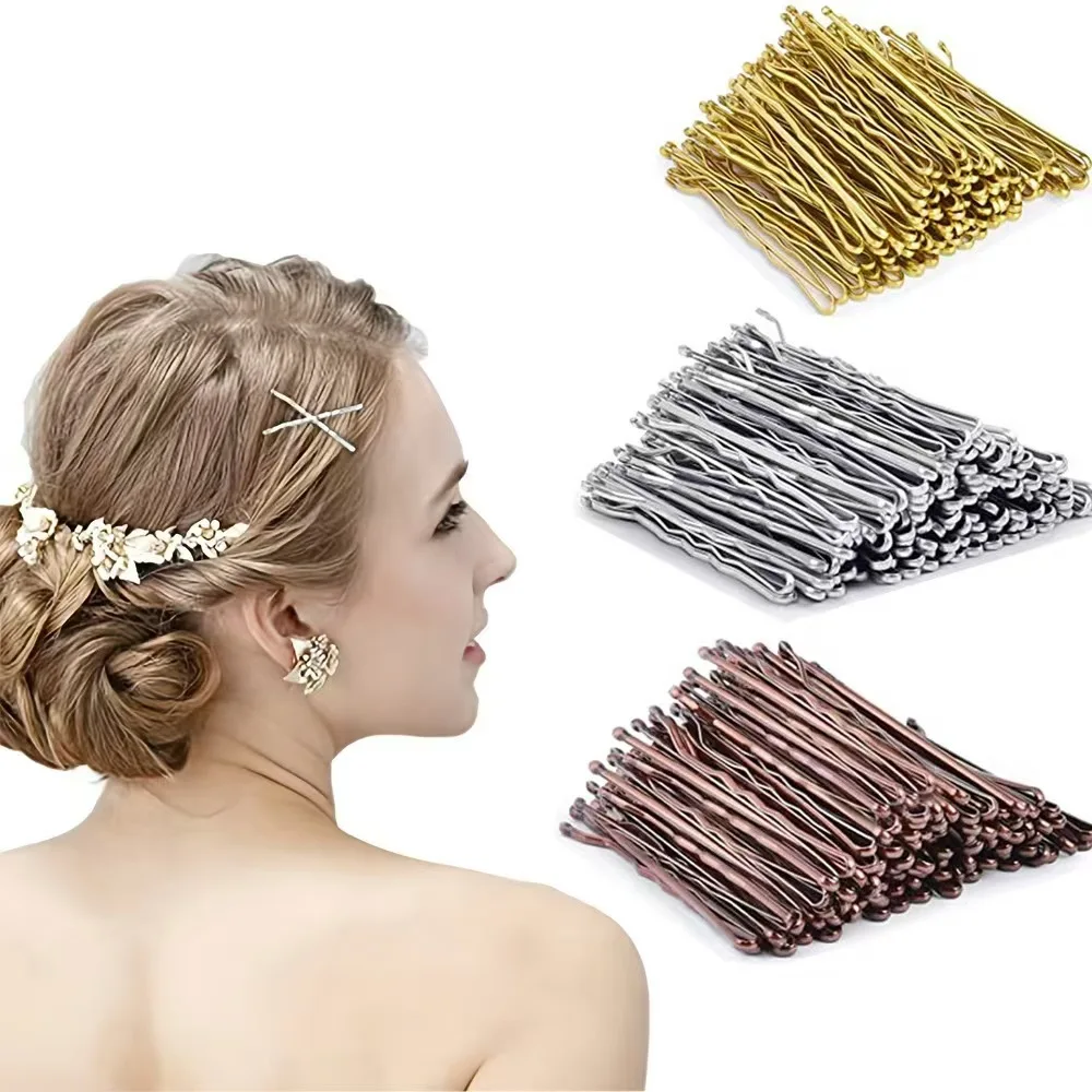 10/50/100pcs mixed pack of alloy genus wave hair clips | Suitable for girls as daily life party or holiday gifts.