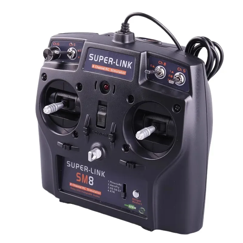 RC Flight Training Emulator For Model Aircraft Drone Multi Mode Hand Throttle Control Online Simulation Training Accessory